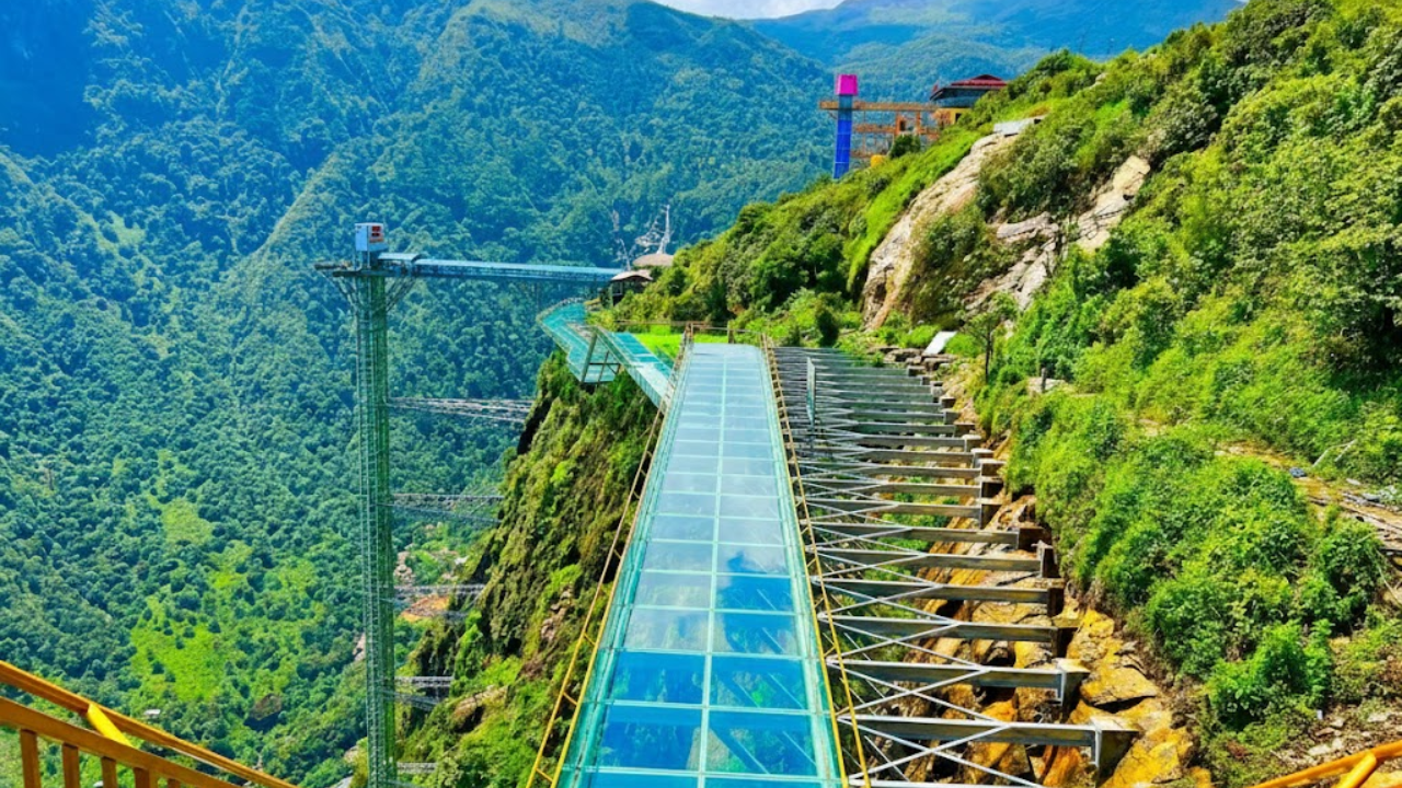 Elevator Ticket & Dragon Cloud Glass Bridge