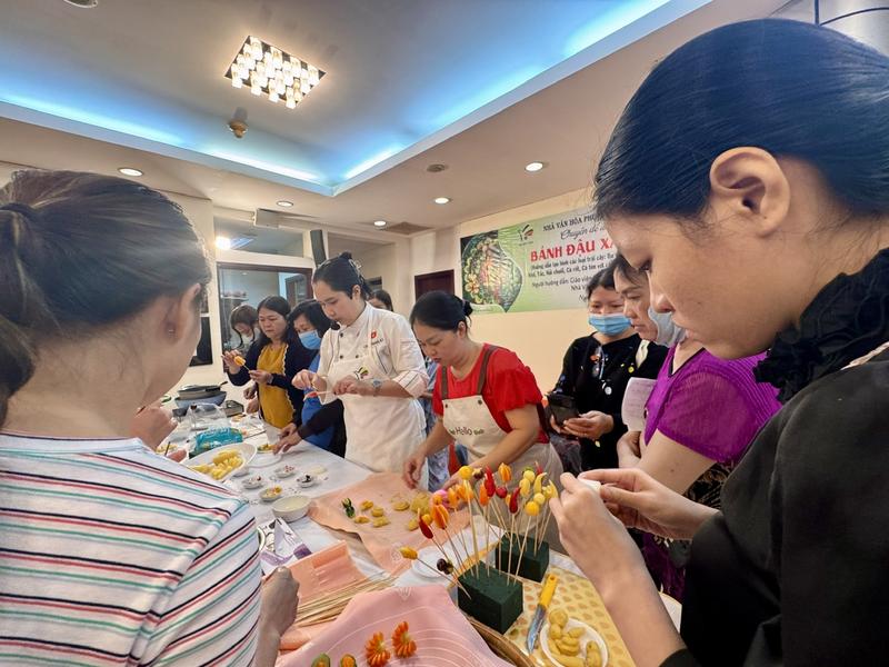 Trải nghiệm làm bánh trái cây đậu xanh  (4)