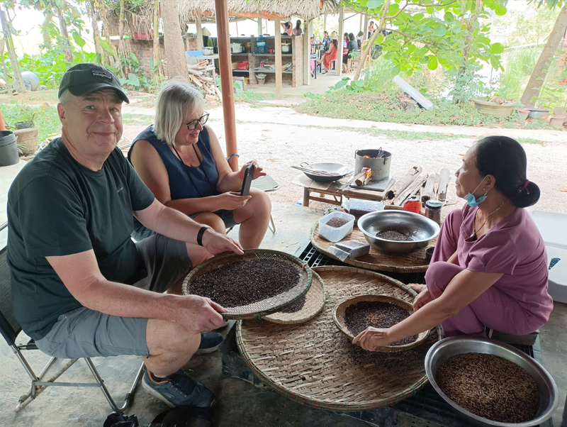Tour visiting the rural life of Lo Gach Cu (5)