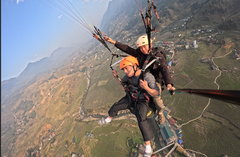 Paragliding experience - Mường Hoa Sapa flying point (7)