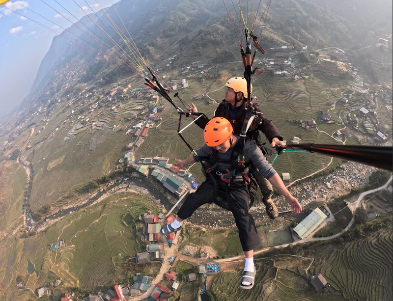 Paragliding experience - Mường Hoa Sapa flying point (5)