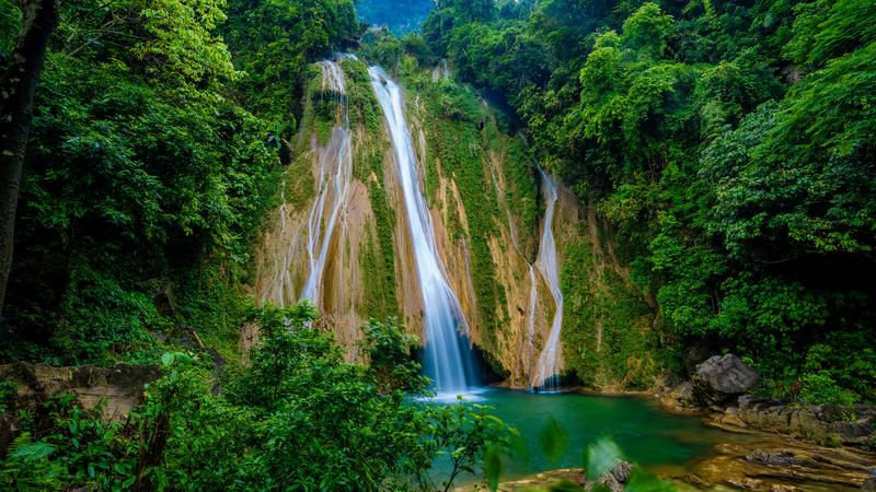 Boat into the forest, swim at Khuoi Nhi Waterfall – the ultimate summer cool-down adventure