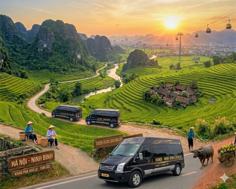 Xe limousine Ninh Bình đi Hà Nội (1)
