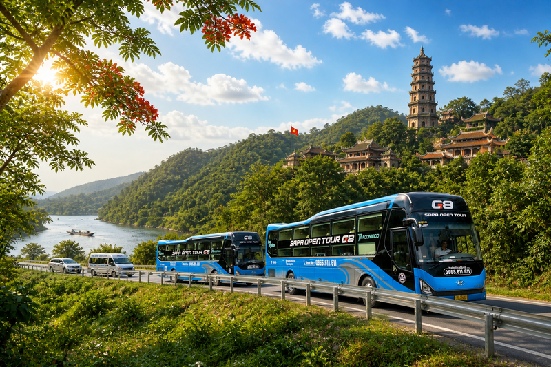 Xe buýt Hà Nội đi Sapa (1)