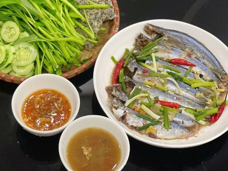 Cá nục hấp Bà Xin (3)