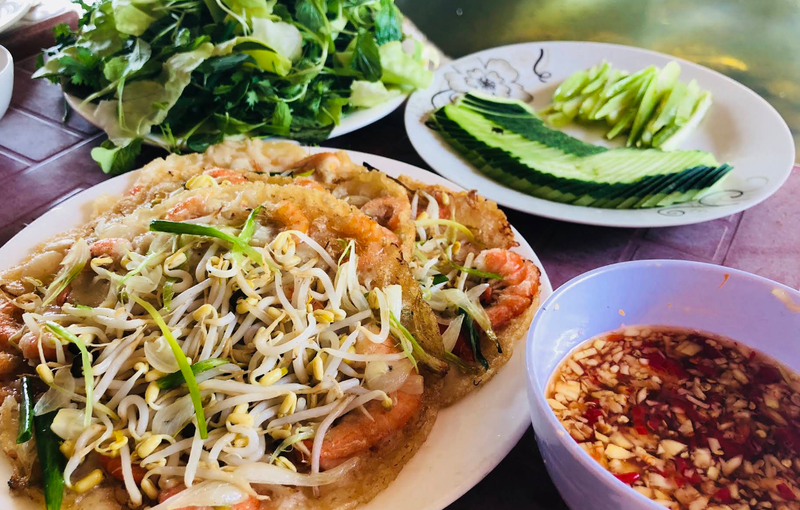 Bánh xèo tôm nhảy bà 5 Mỹ Cang  (3)